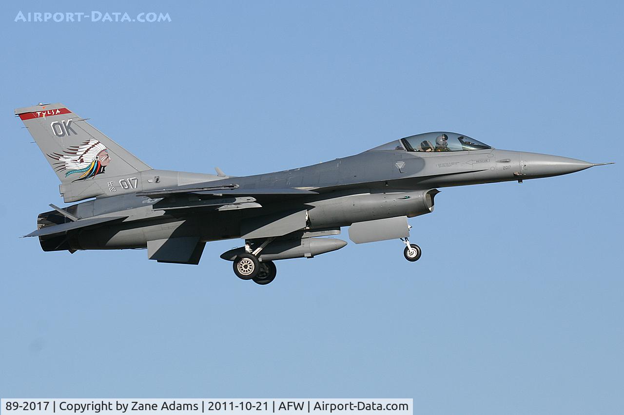 89-2017, 1989 General Dynamics F-16C Fighting Falcon C/N 1C-170, At the 2011 Alliance Airshow - Fort Worth, TX