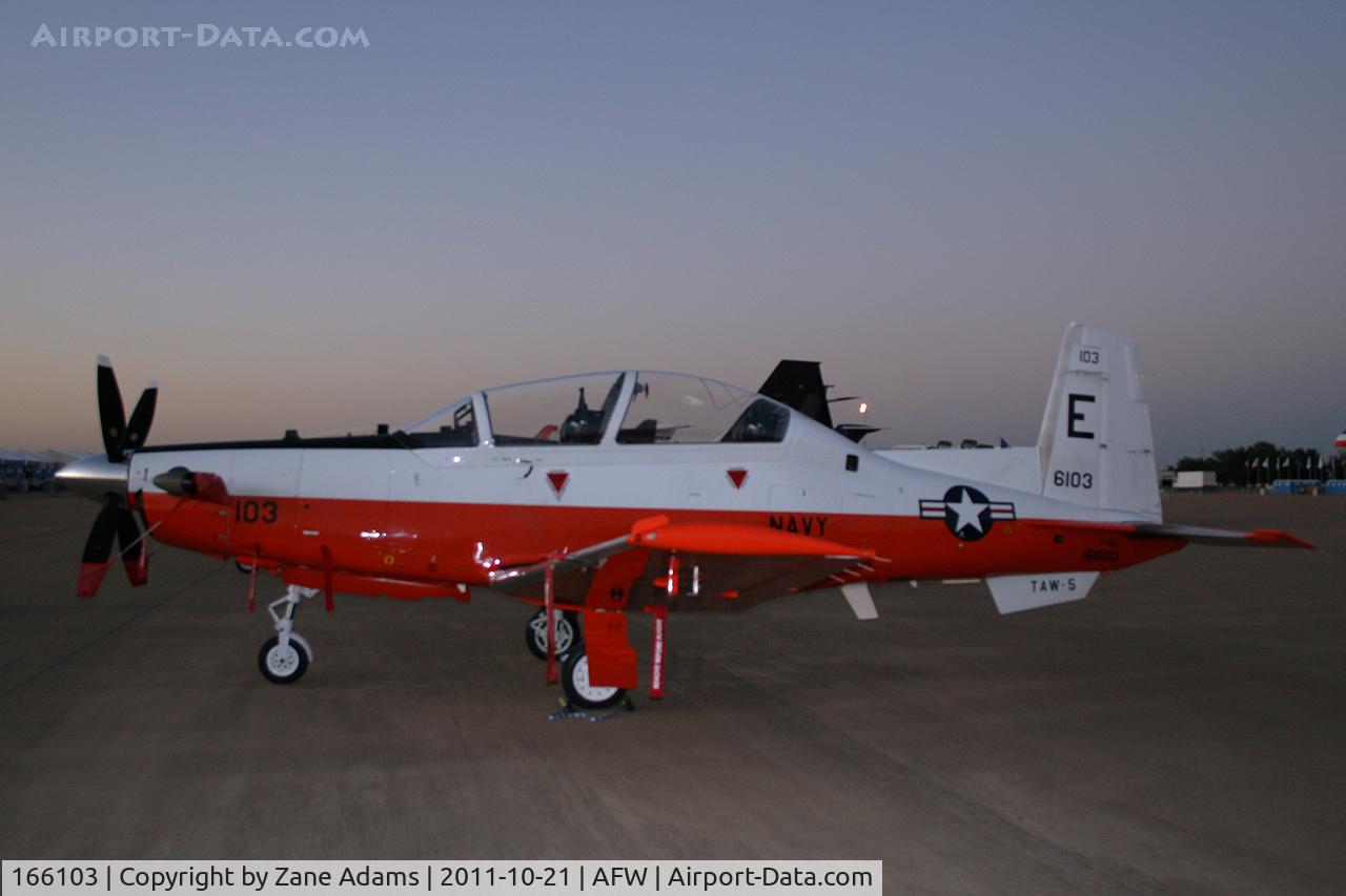 166103, Raytheon T-6B Texan II C/N PN-94, At the 2011 Alliance Airshow - Fort Worth, TX