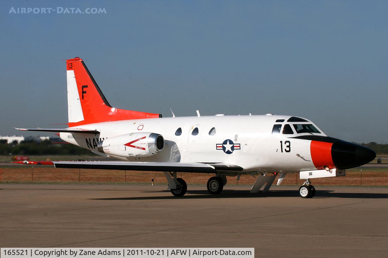 165521, 1968 Rockwell T-39N Sabreliner C/N 282-094, At the 2011 Alliance Airshow - Fort Worth, TX