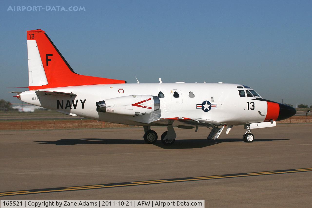 165521, 1968 Rockwell T-39N Sabreliner C/N 282-094, At the 2011 Alliance Airshow - Fort Worth, TX