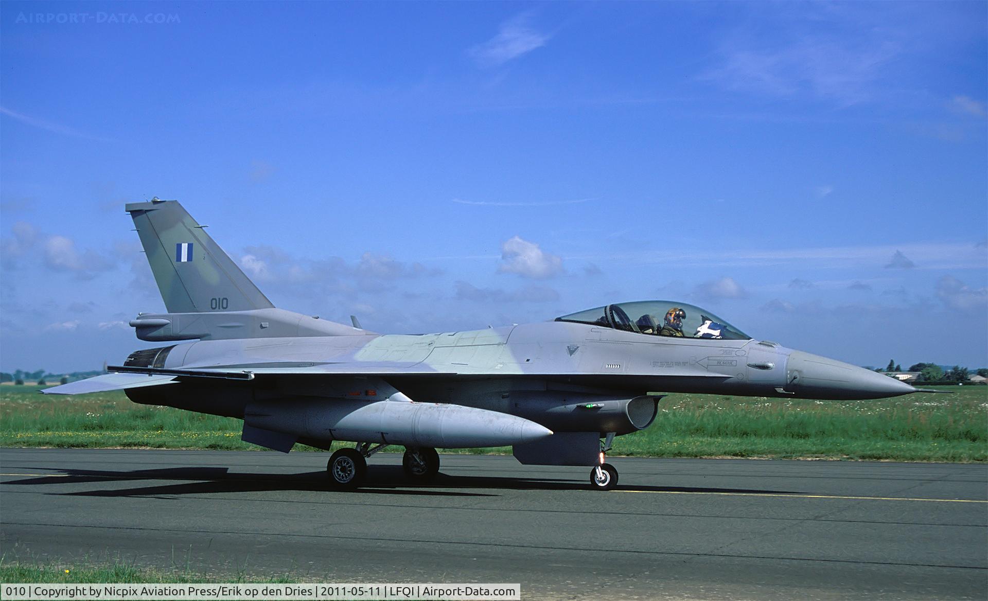 010, General Dynamics F-16CJ Fighting Falcon C/N WJ-10, Greece AF participated in the NTM-2011 with their F-16's. 010 was one of them.