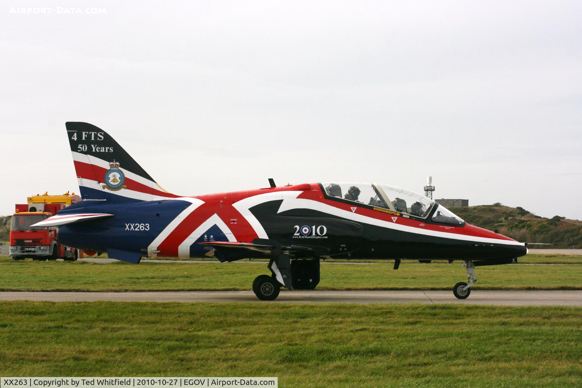 XX263, 1978 Hawker Siddeley Hawk T.1A C/N 099/312099, 4 FTS  50 YEARS