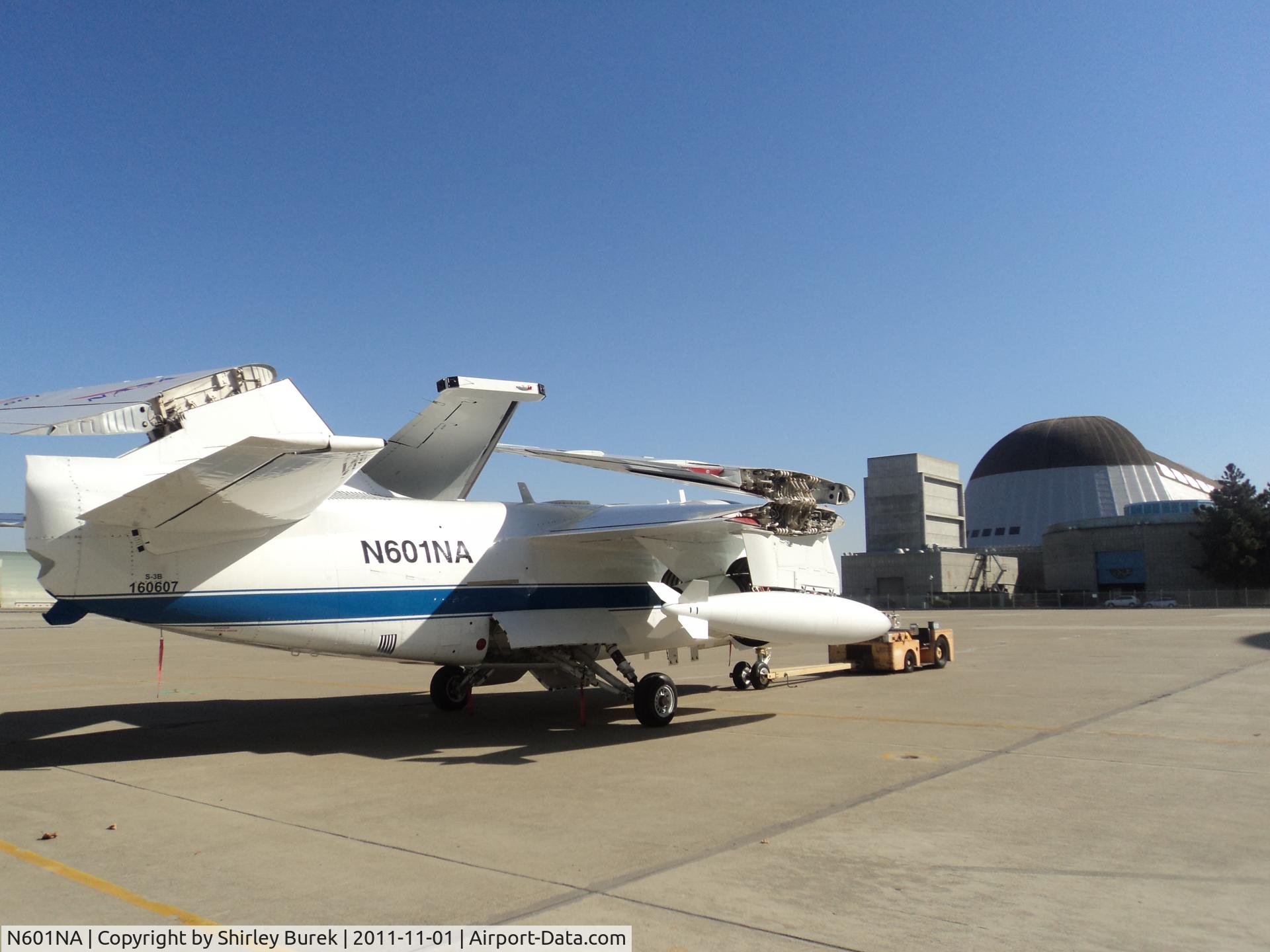 N601NA, Lockheed S-3A Viking C/N 394A-1187, arrive Nov 1st 2011 -  departed Nov 30 2011
flown in for some satellite work
NASA-Ames Research Ctr
Moffett Field, CA