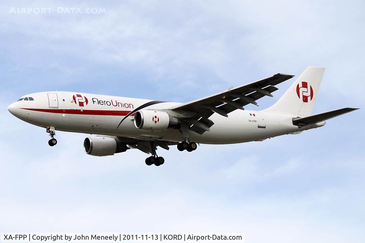 XA-FPP, 1983 Airbus A300B4-203(F) C/N 247, Short final for 28