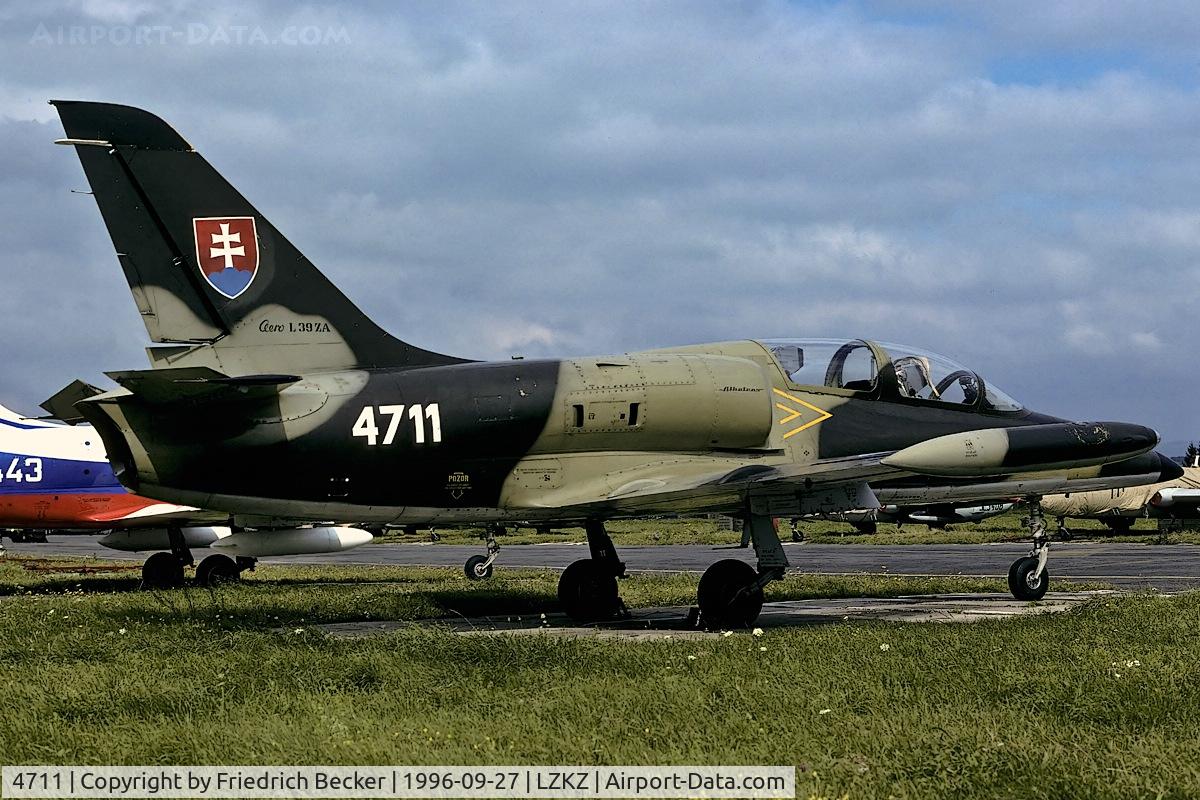 4711, Aero L-39ZA Albatros C/N 934711, parked at the flightline