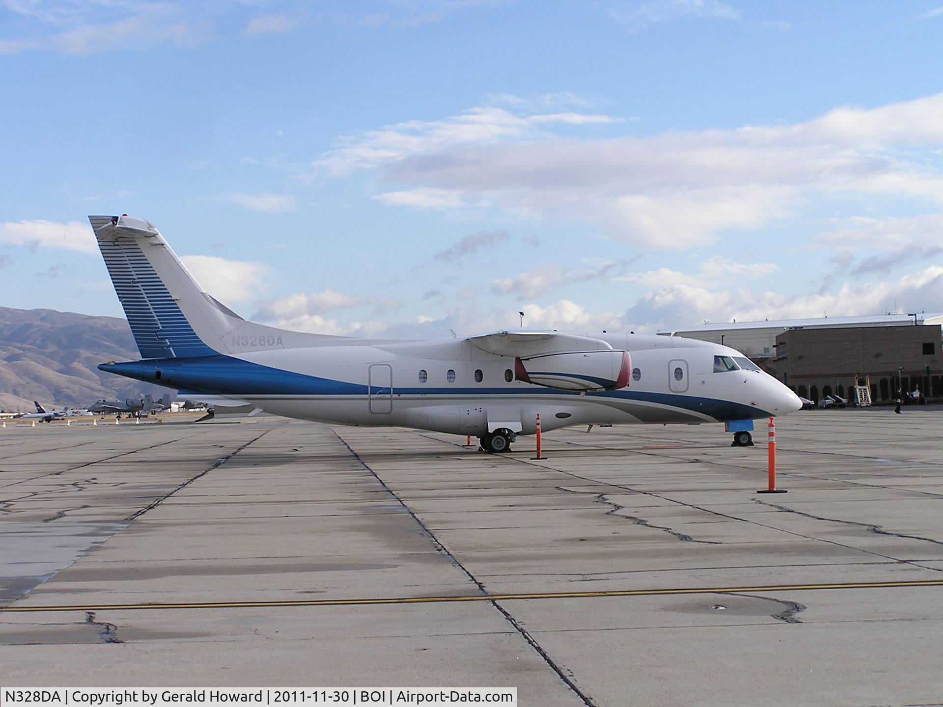 N328DA, 2001 Fairchild Dornier 328-300 328JET C/N 3171, RON on Western Aviation Ramp