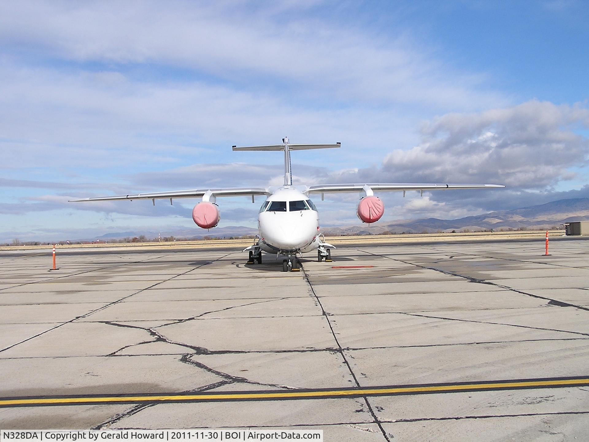 N328DA, 2001 Fairchild Dornier 328-300 328JET C/N 3171, RON on Western Aviation Ramp