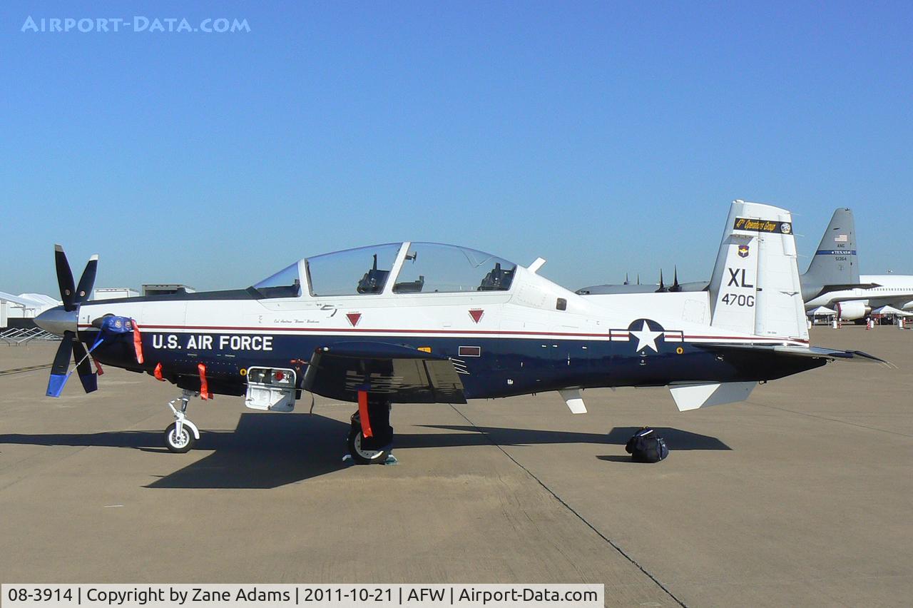 08-3914, 2008 Raytheon T-6A Texan II C/N PT-473, At the 2011 Alliance Airshow - Fort Worth, TX