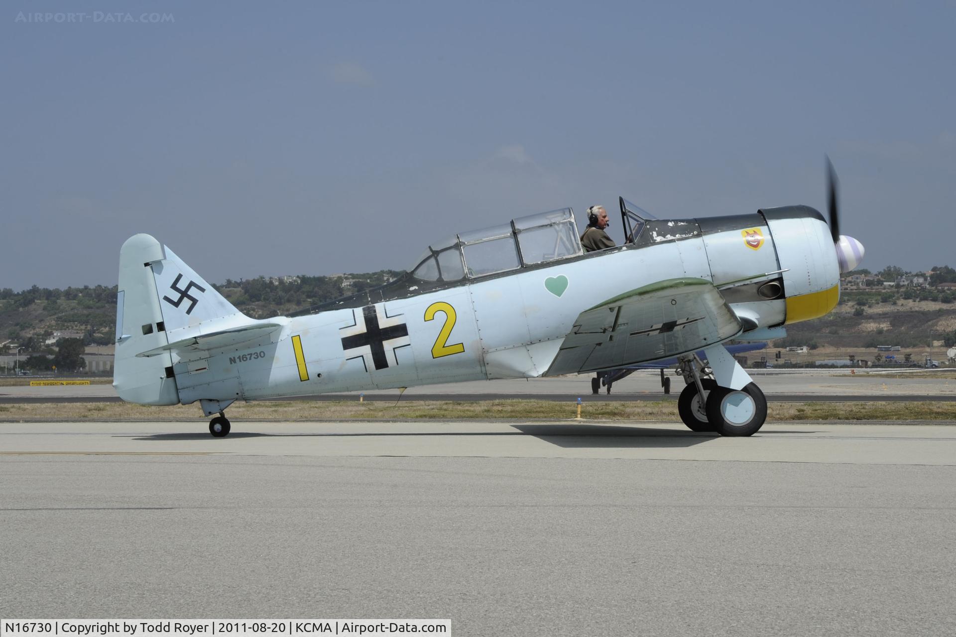 N16730, 1941 North American AT-6C C/N 75-3473, Camarillo Airshow 2011