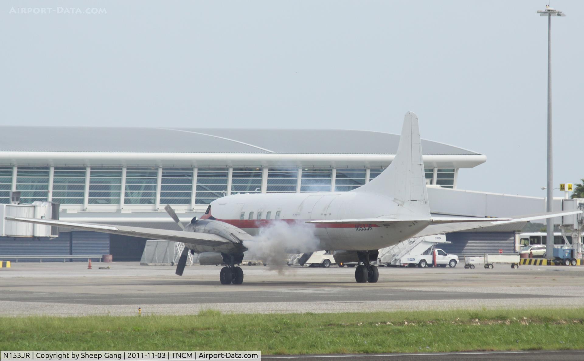 N153JR, 1953 Convair 440-38 Metropolitan C/N 117, N153JR at TNCM