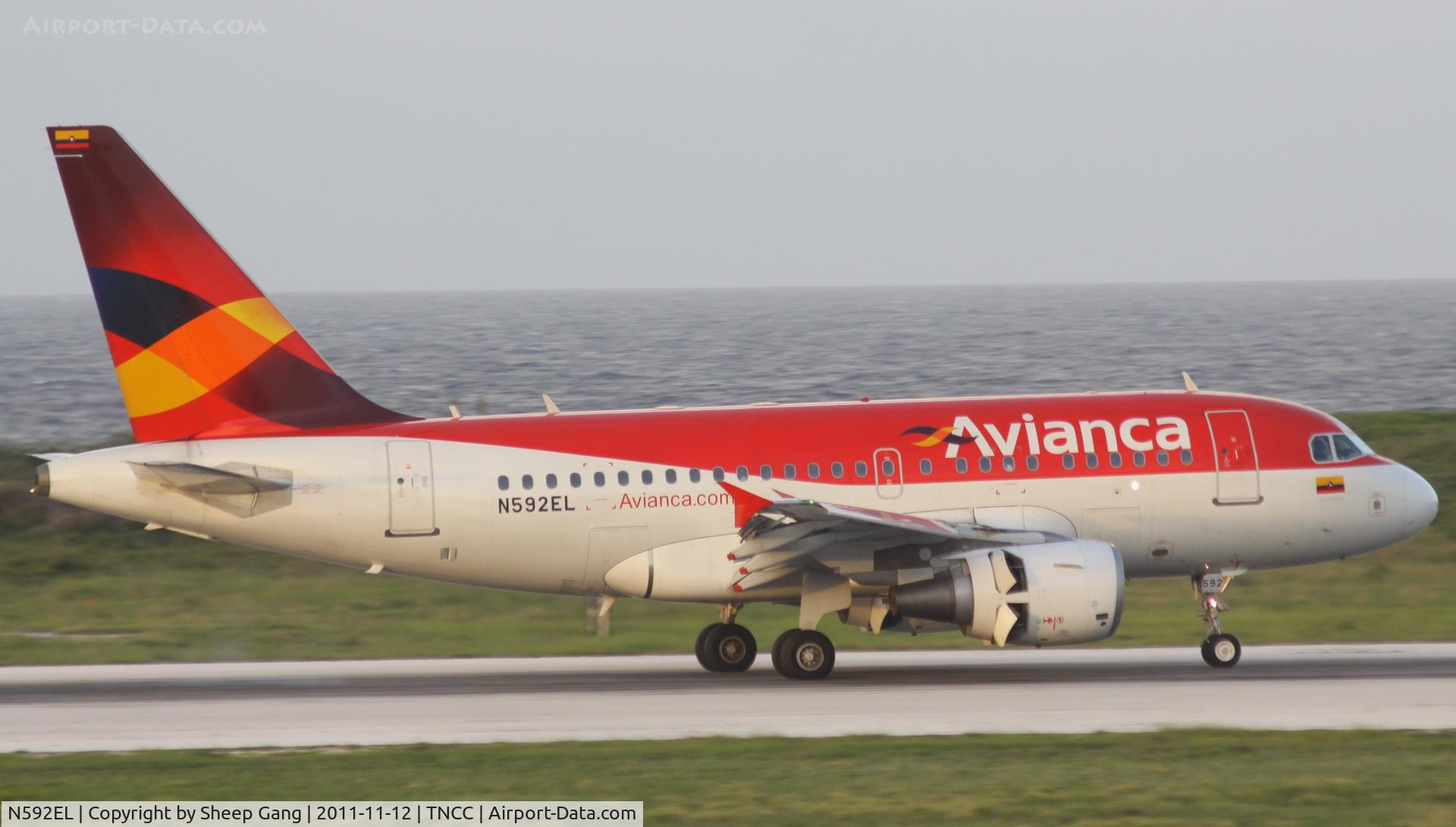 N592EL, 2004 Airbus A318-111 C/N 2358, N592EL at TNCC