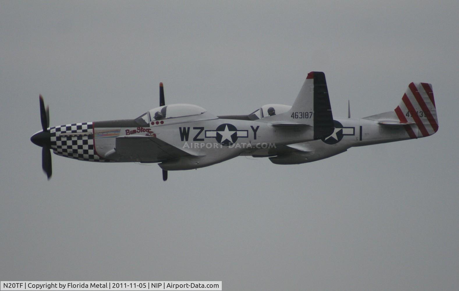 N20TF, 1967 North American (Cavalier) TF-51D Mustang C/N AF67-14866, Horsemen down to 2 P-51s