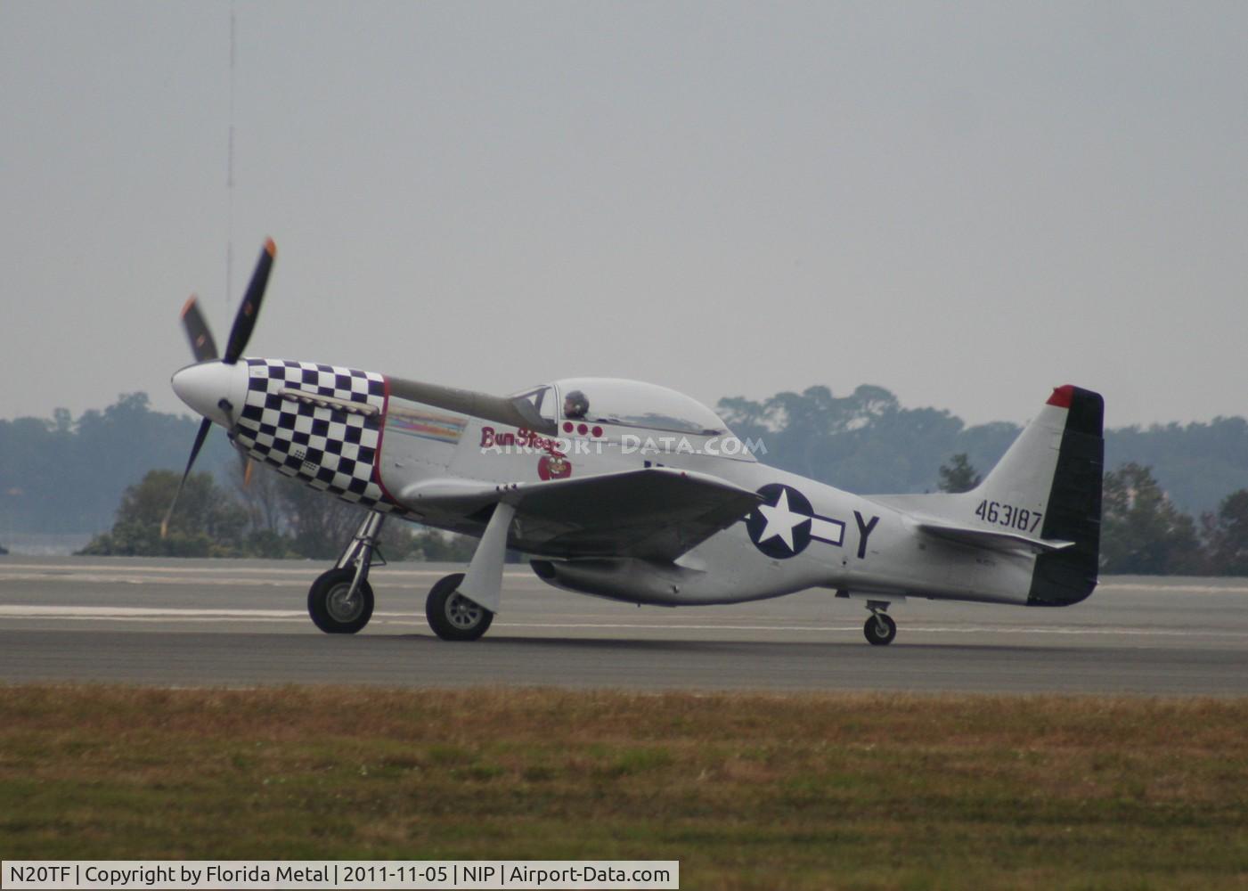 N20TF, 1967 North American (Cavalier) TF-51D Mustang C/N AF67-14866, Bum Steer
