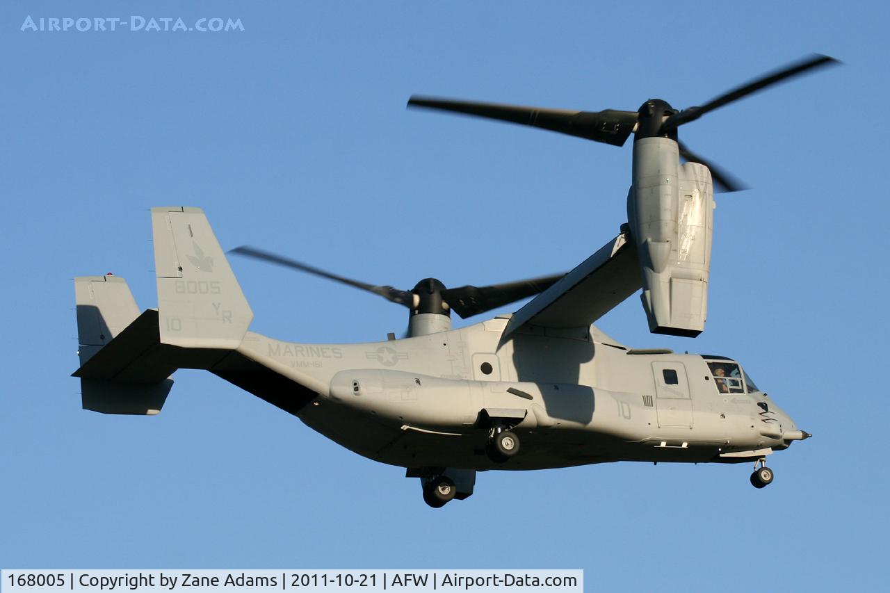 168005, 2010 Bell-Boeing MV-22B Osprey C/N D0135, At the 2011 Alliance Airshow - Fort Worth, TX