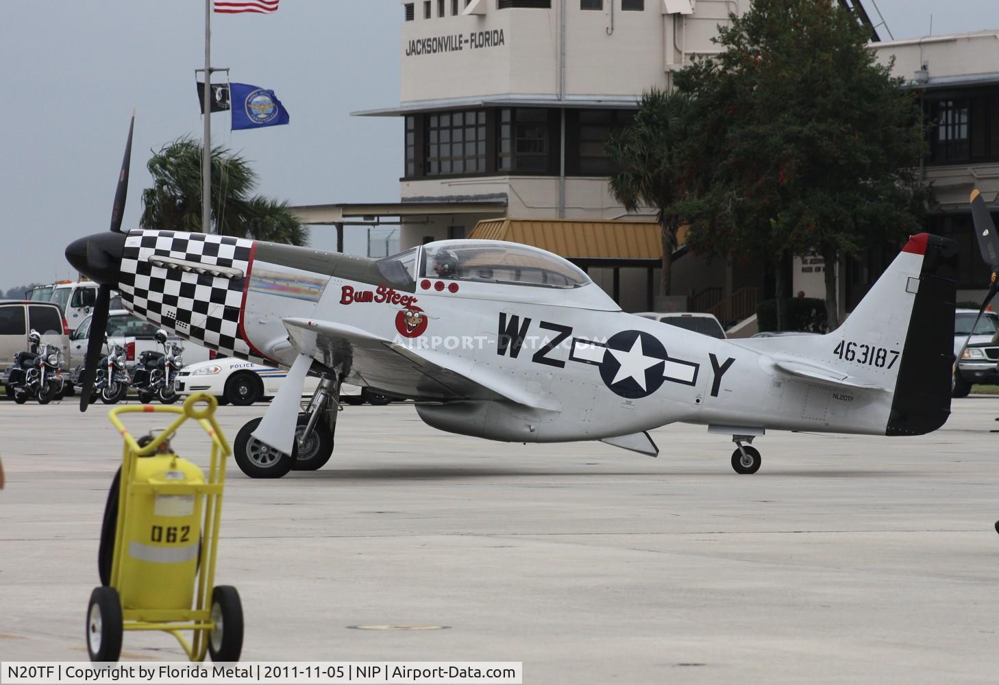 N20TF, 1967 North American (Cavalier) TF-51D Mustang C/N AF67-14866, Bum Steer