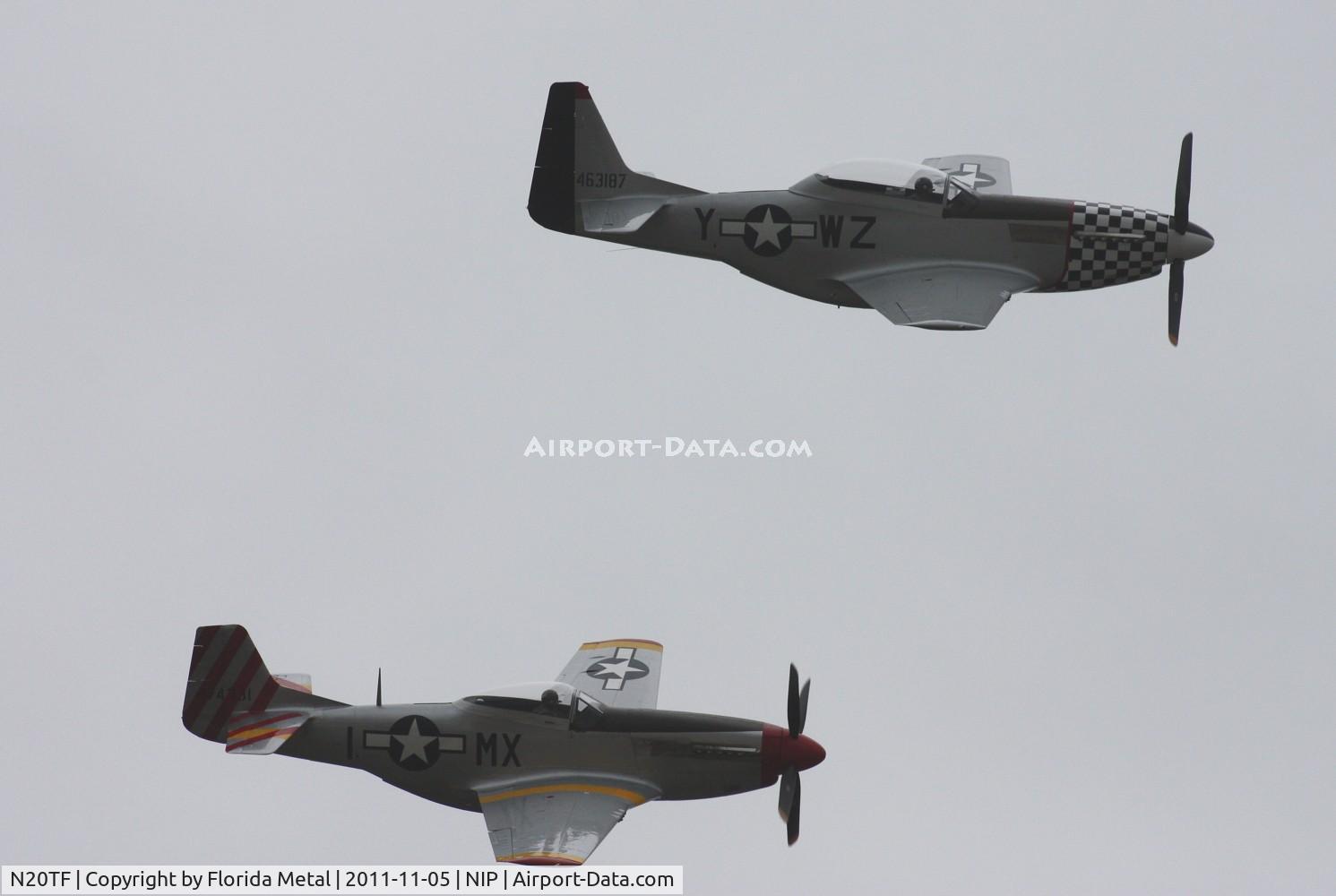 N20TF, 1967 North American (Cavalier) TF-51D Mustang C/N AF67-14866, Horsemen