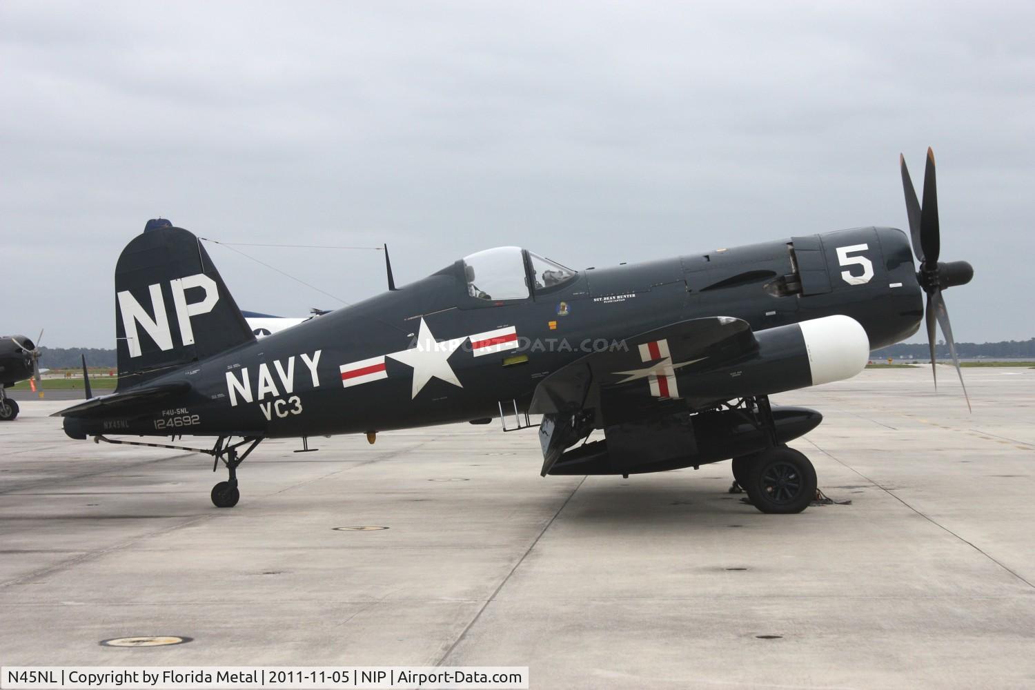 N45NL, 1951 Vought F4U-5NL Corsair C/N 124692, F4U-5NL