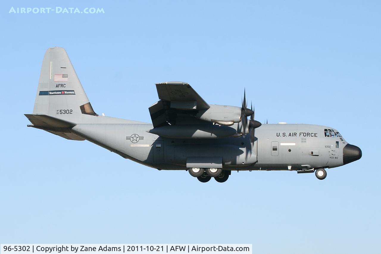 96-5302, 1996 Lockheed Martin WC-130J Hercules C/N 382-5453, At the 2011 Alliance Airshow - Fort Worth, TX