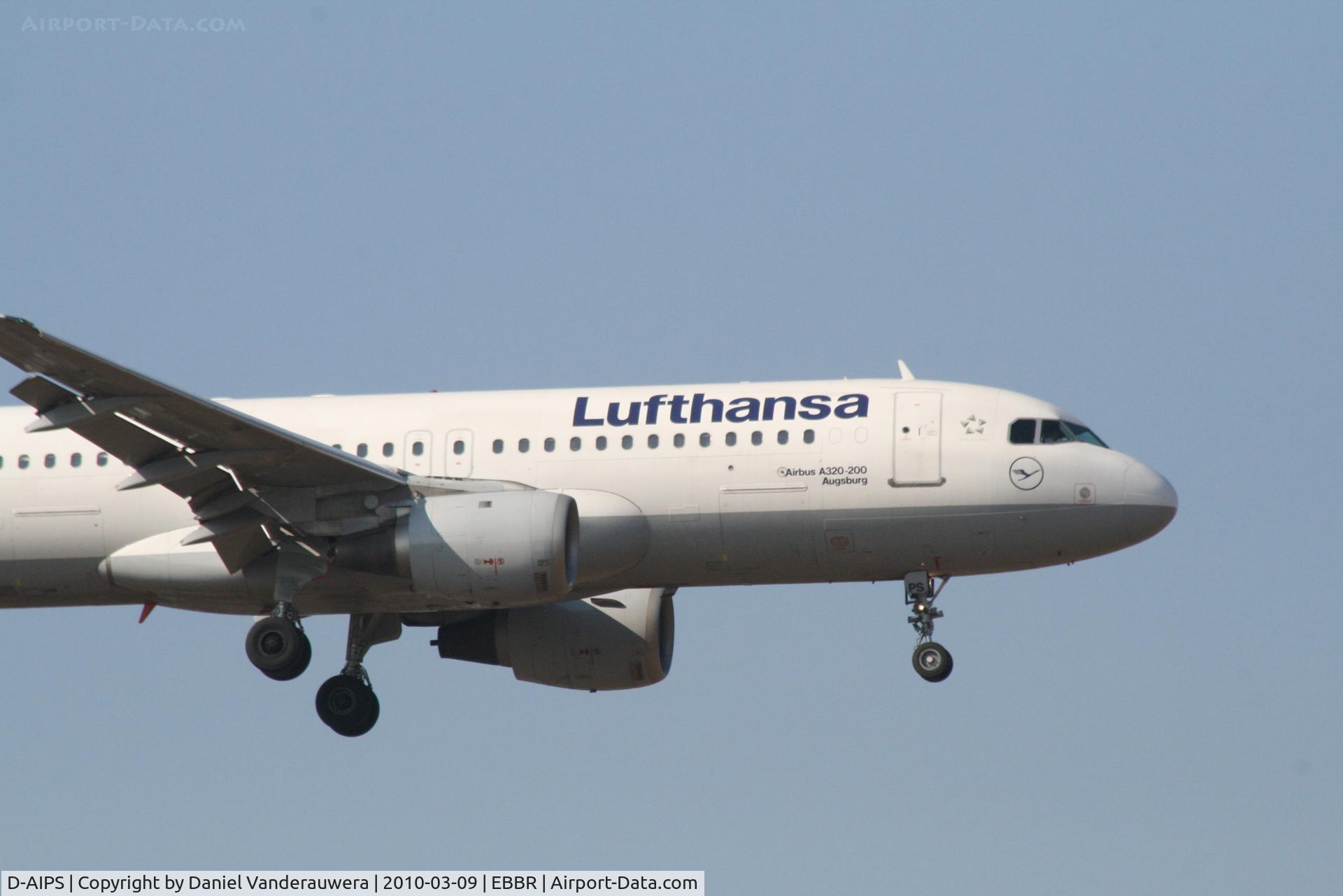 D-AIPS, 1990 Airbus A320-211 C/N 0116, Arrival to RWY 02