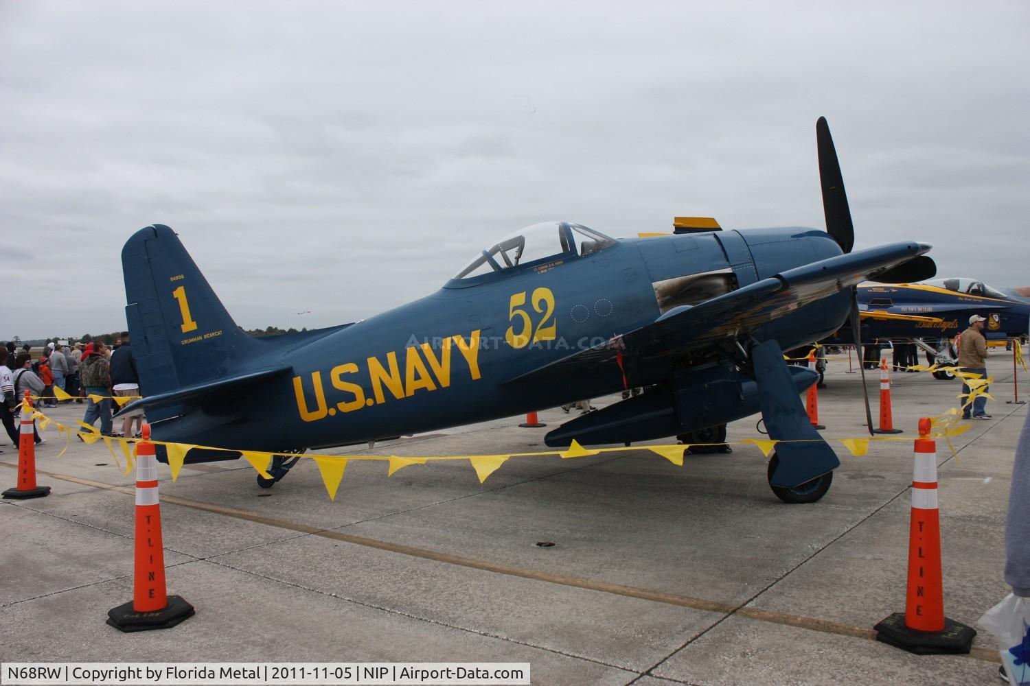 N68RW, 1947 Grumman F8F-2 (G58) Bearcat C/N D.1162, Bearcat