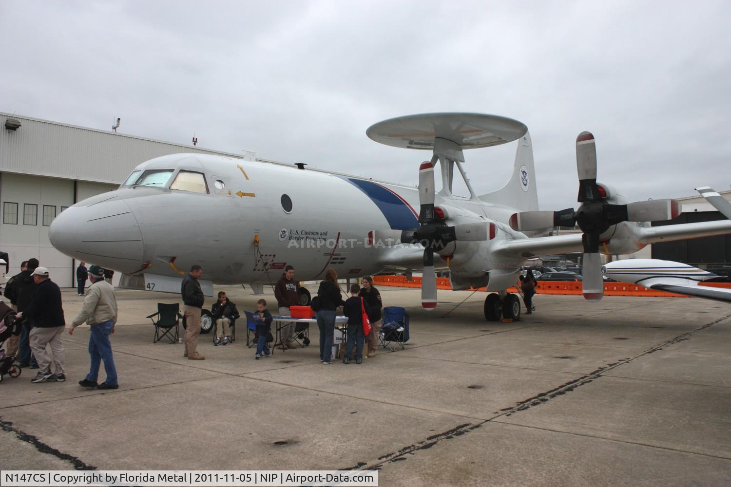 N147CS, Lockheed P-3 AEW&C C/N 185-5162, DHS P-3