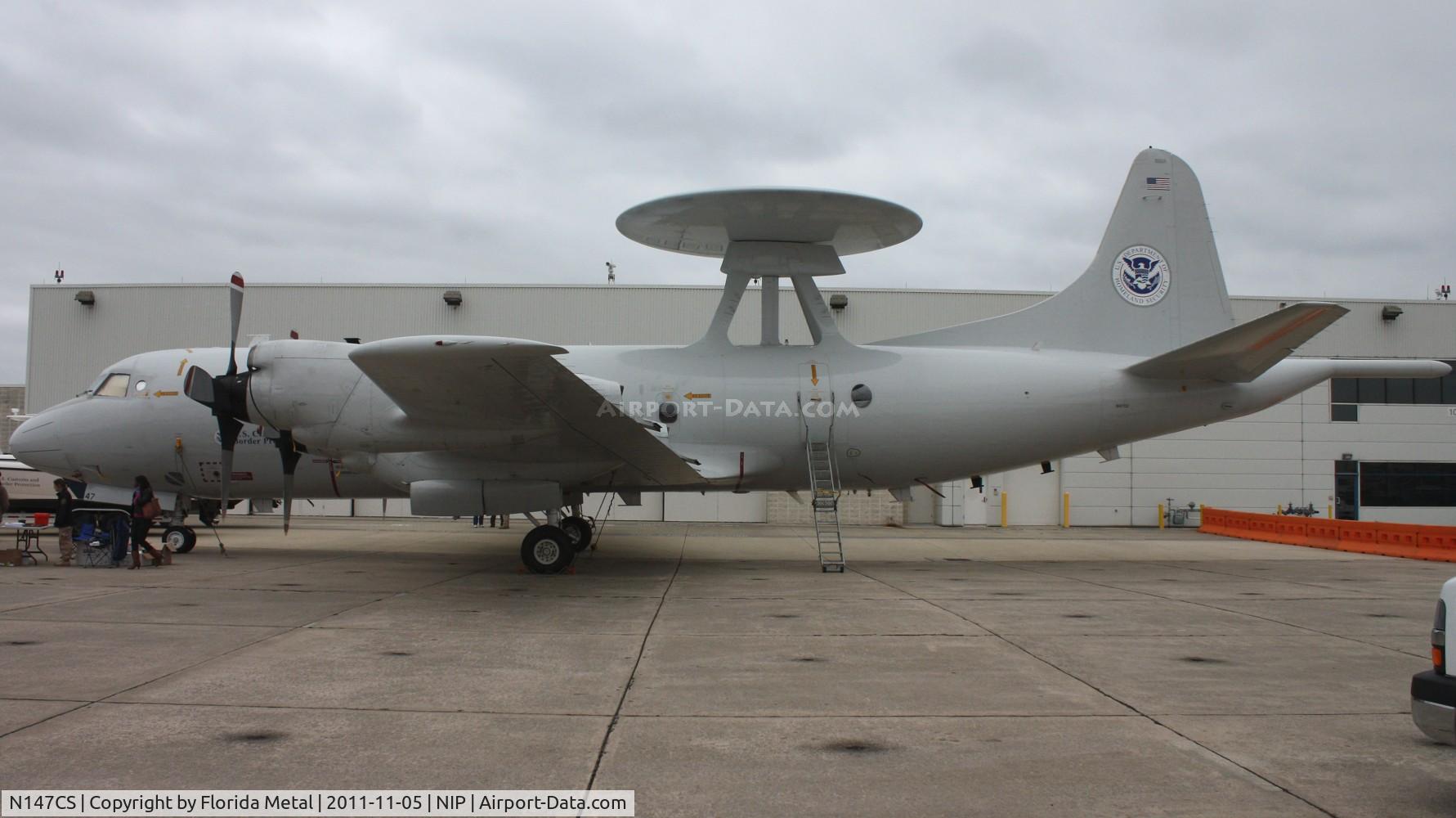 N147CS, Lockheed P-3 AEW&C C/N 185-5162, DHS P-3