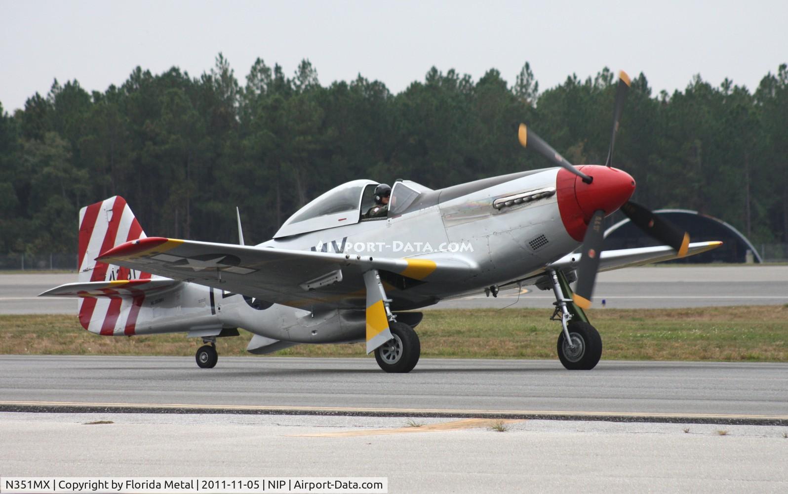 N351MX, 1944 North American P-51D Mustang C/N 122-40931 (44-74391), February