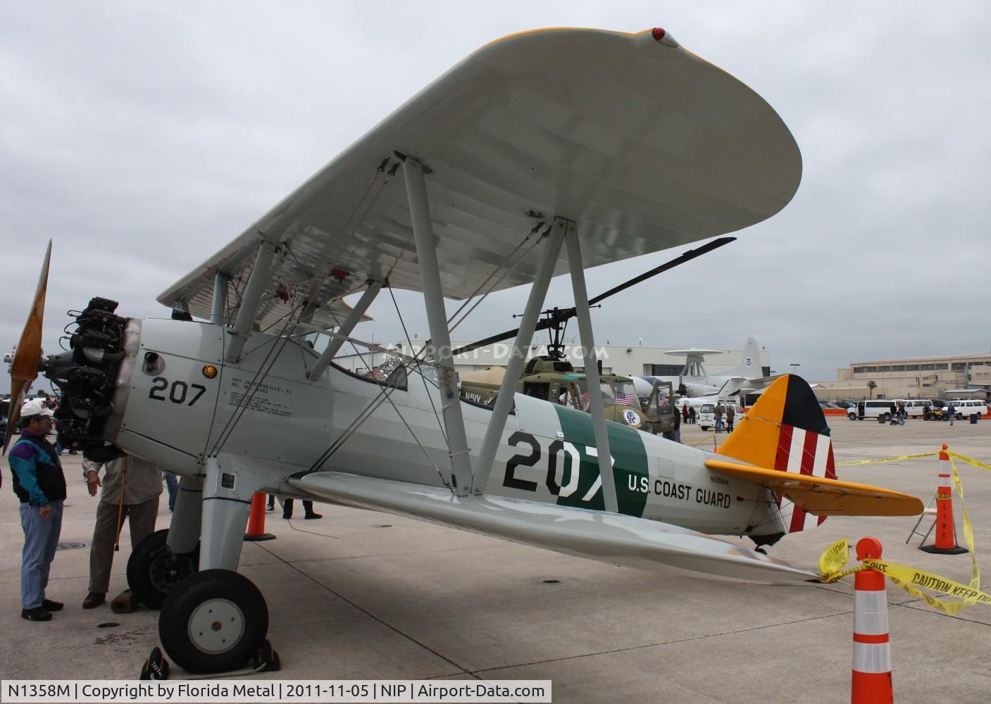N1358M, 1941 Boeing B75N1 C/N 75-1229, Stearman