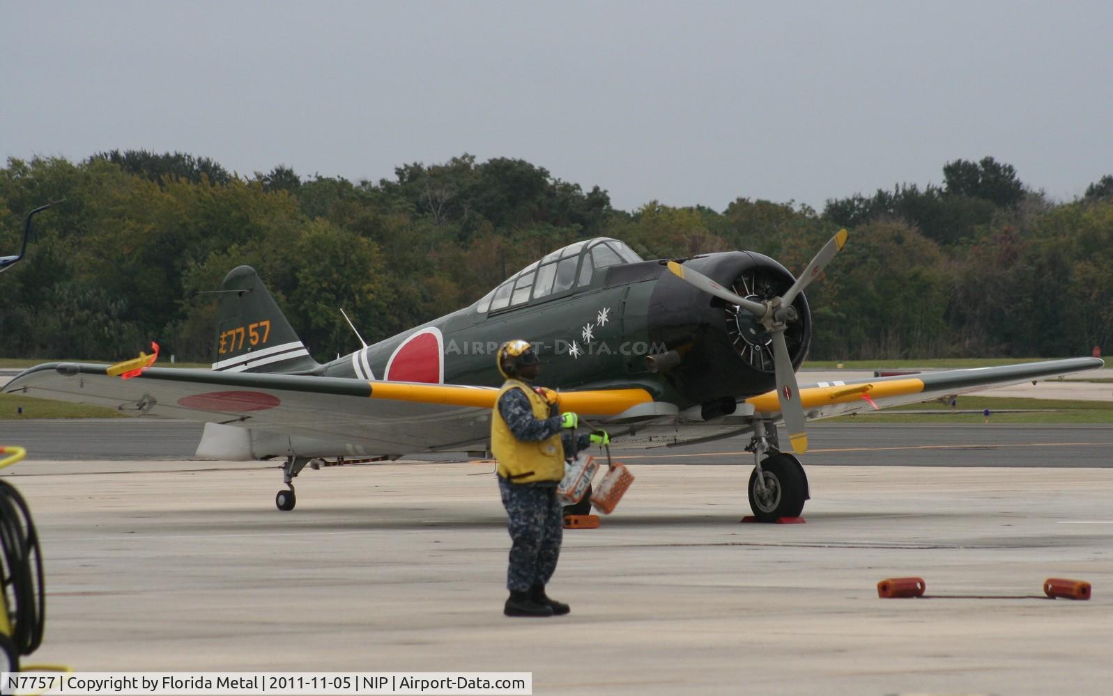 N7757, 1952 Canadian Car & Foundry T-6 Harvard Mk.4 C/N CCF4-171, Zero replica