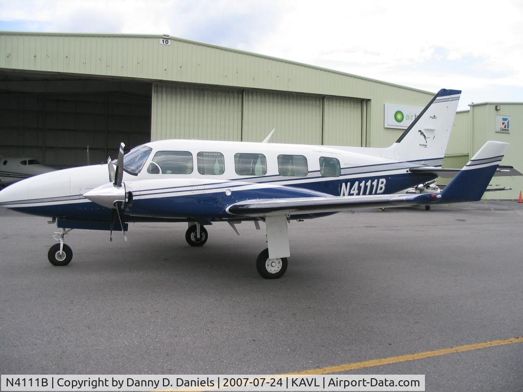 N4111B, Piper PA-31-350 Chieftain C/N 31-8252072, delivery to KAVL from Colemill conversion