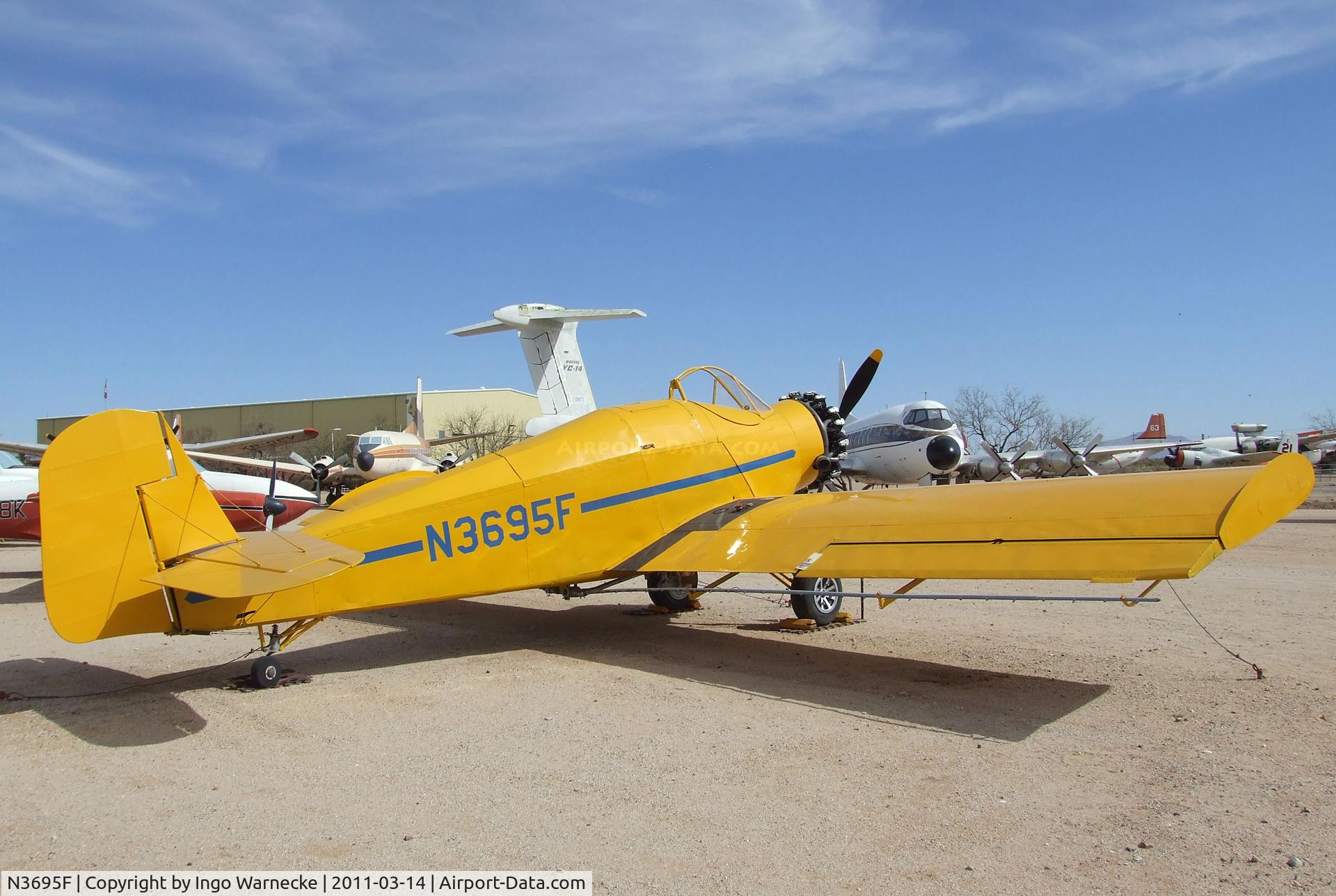 N3695F, 1959 Snow S2A C/N 1010, Snow S-2A at the Pima Air & Space Museum, Tucson AZ