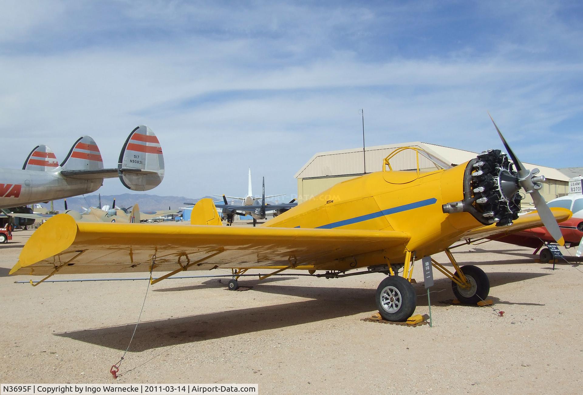 N3695F, 1959 Snow S2A C/N 1010, Snow S-2A at the Pima Air & Space Museum, Tucson AZ