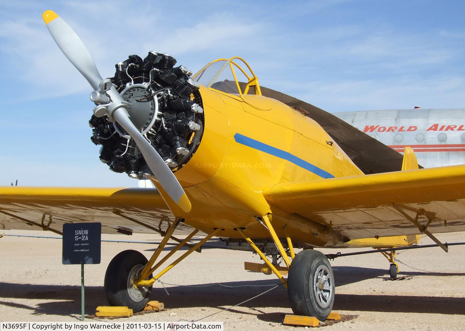 N3695F, 1959 Snow S2A C/N 1010, Snow S-2A at the Pima Air & Space Museum, Tucson AZ