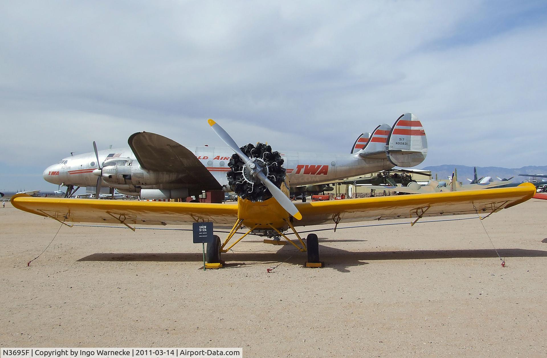N3695F, 1959 Snow S2A C/N 1010, Snow S-2A at the Pima Air & Space Museum, Tucson AZ