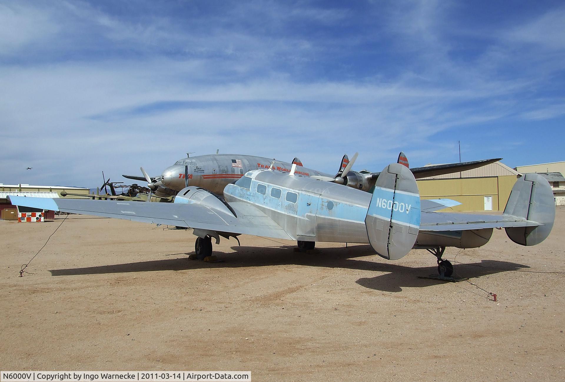 N6000V, Beechcraft UC-45J Expeditor C/N 7822, Beechcraft UC-45J Expeditor at the Pima Air & Space Museum, Tucson AZ