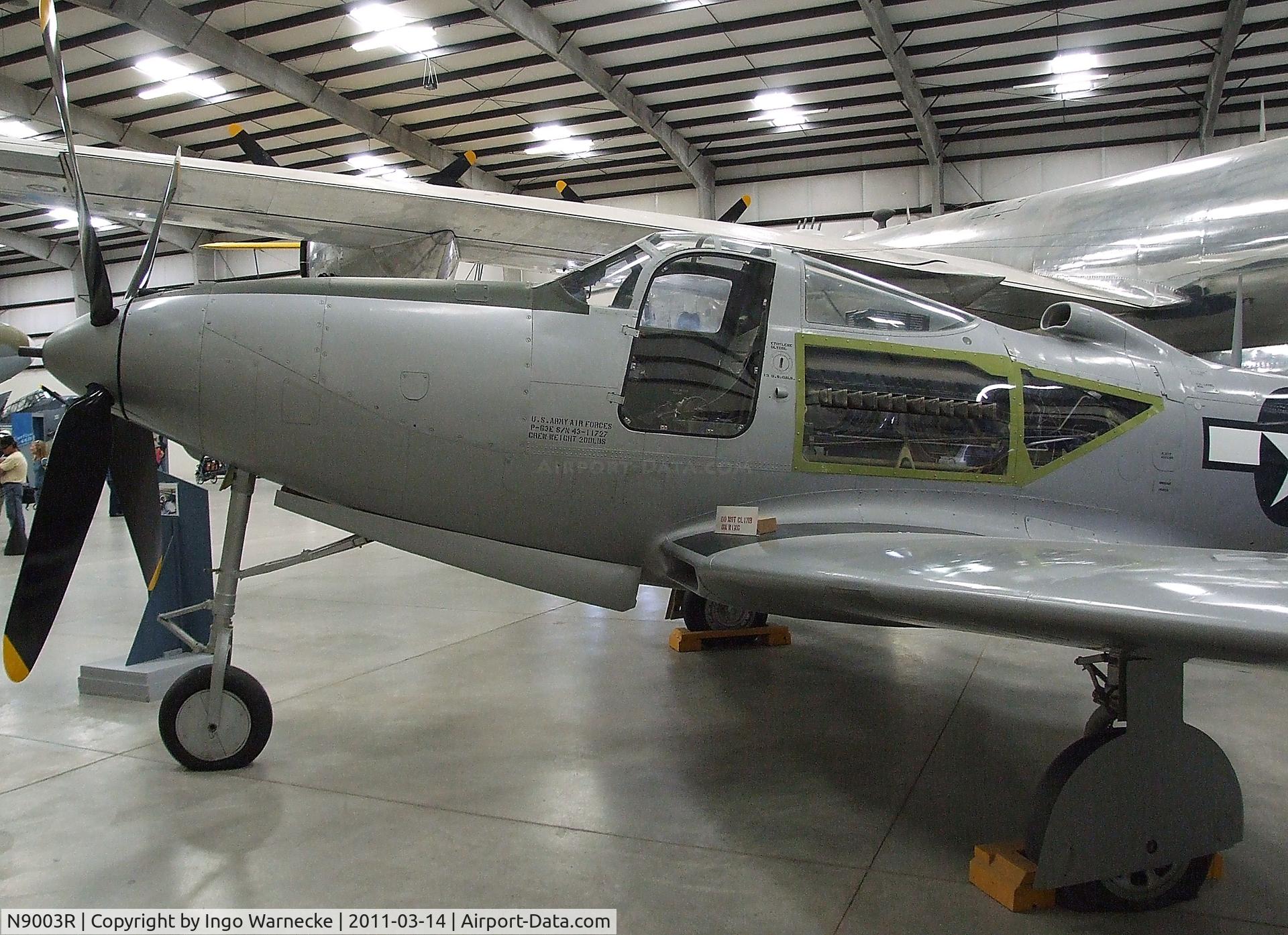 N9003R, 1943 Bell P-63E-1-BE Kingcobra C/N 4311727 (400 FAHo), Bell P-63E Kingcobra at the Pima Air & Space Museum, Tucson AZ