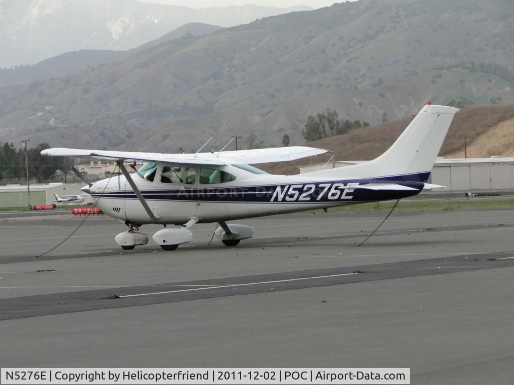 N5276E, 1983 Cessna 182R Skylane C/N 18268306, Tied down in transient parking