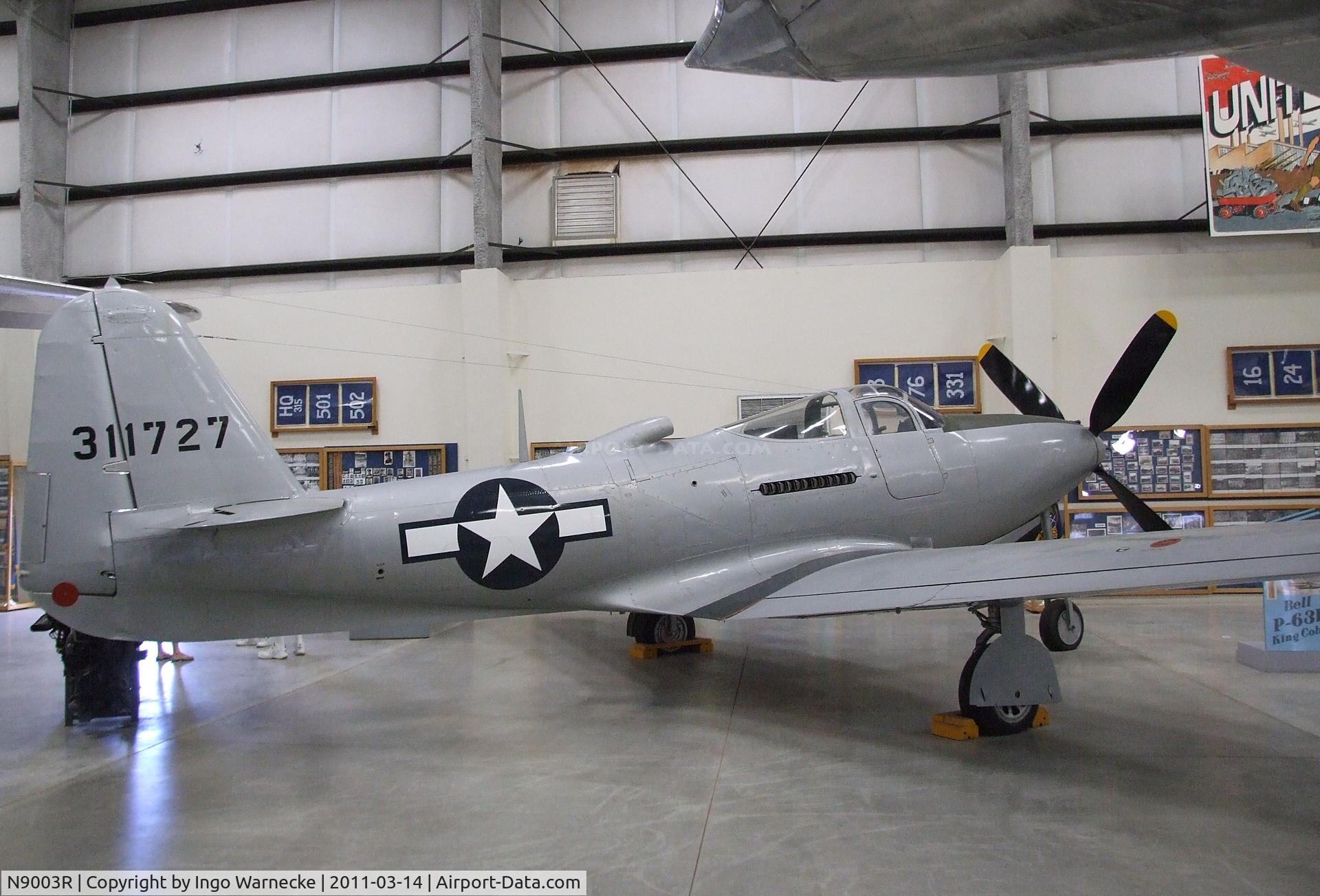 N9003R, 1943 Bell P-63E-1-BE Kingcobra C/N 4311727 (400 FAHo), Bell P-63E Kingcobra at the Pima Air & Space Museum, Tucson AZ