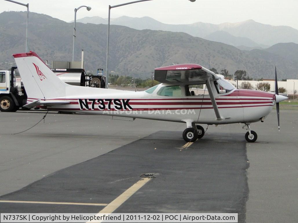N737SK, Cessna 172N C/N 17269638, Tied down and parked in transient parking southeast of the fueling station