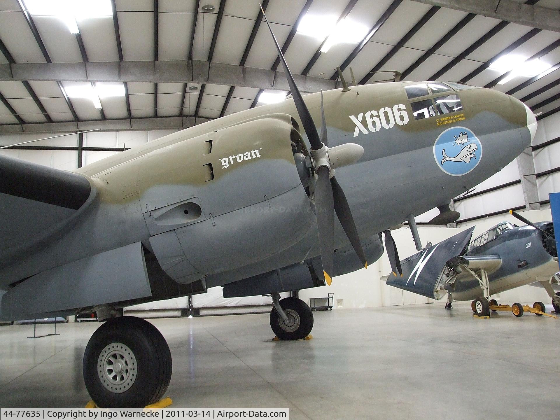 44-77635, 1944 Curtiss C-46D Commando C/N 33031, Curtiss C-46D Commando at the Pima Air & Space Museum, Tucson AZ