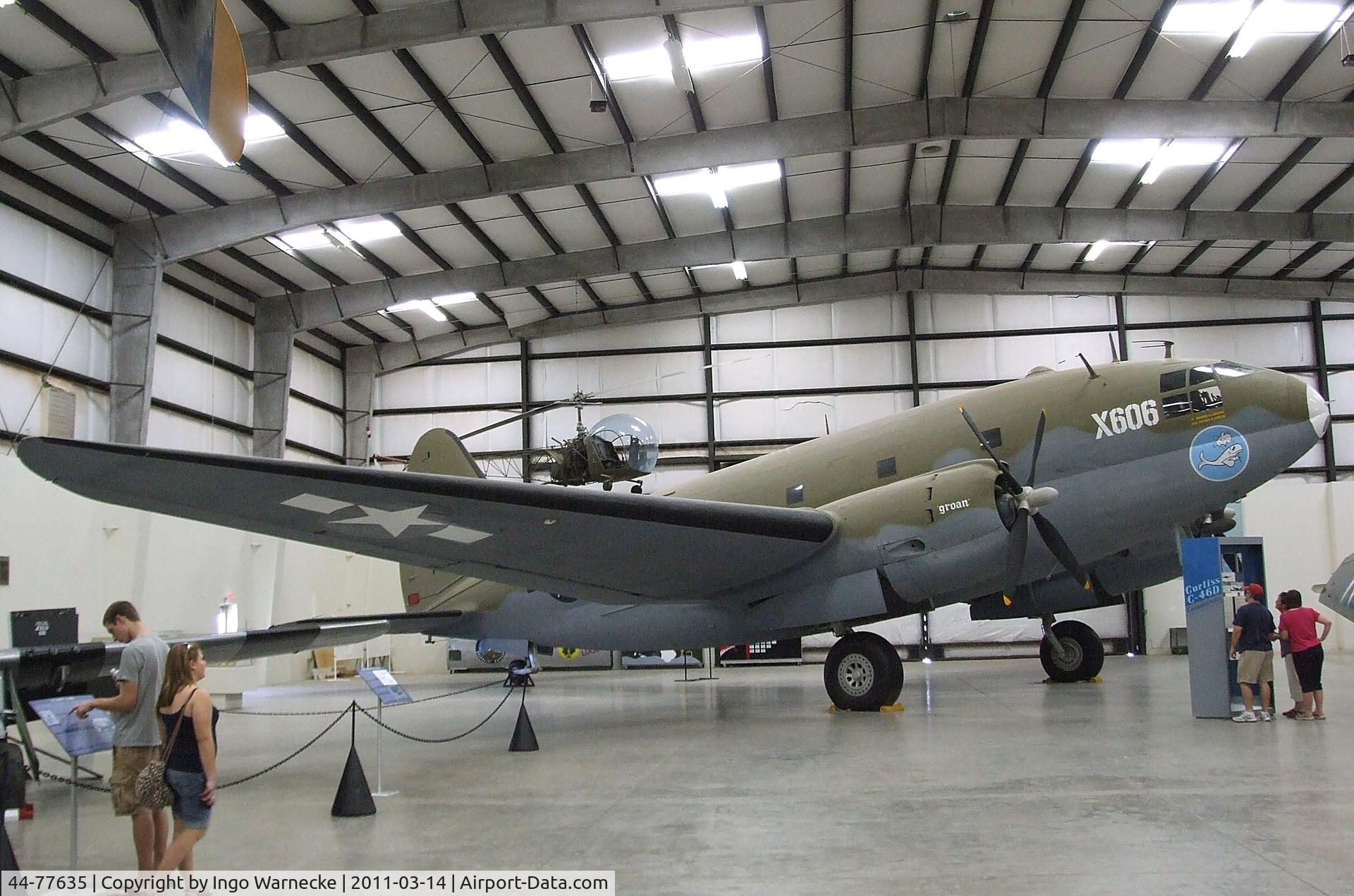 44-77635, 1944 Curtiss C-46D Commando C/N 33031, Curtiss C-46D Commando at the Pima Air & Space Museum, Tucson AZ