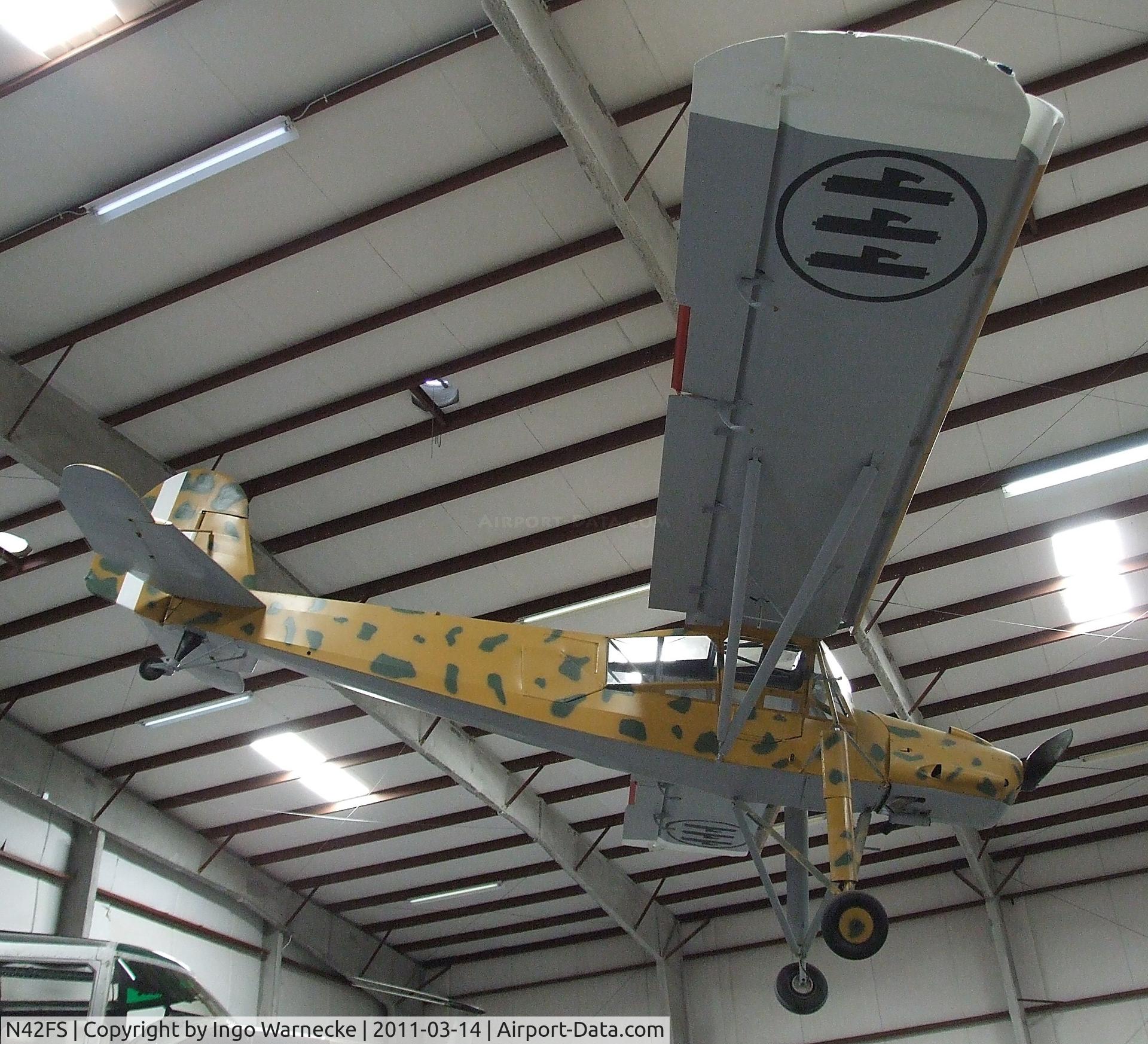 N42FS, 1942 Morane-Saulnier Fieseler Fi-156C C/N 724, Fieseler (Morane-Saulnier) Fi 156C Storch at the Pima Air & Space Museum, Tucson AZ