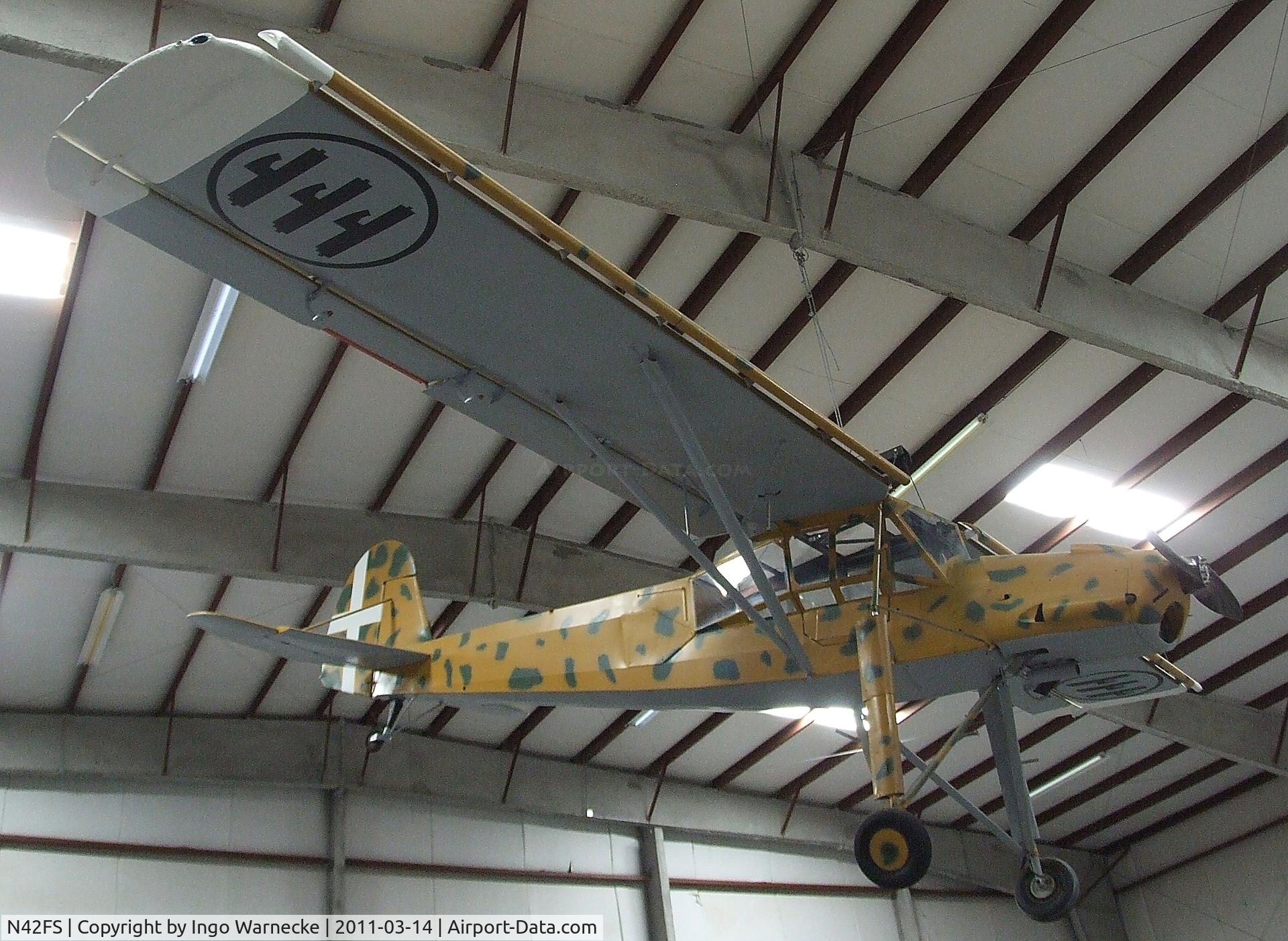N42FS, 1942 Morane-Saulnier Fieseler Fi-156C C/N 724, Fieseler (Morane-Saulnier) Fi 156C Storch at the Pima Air & Space Museum, Tucson AZ