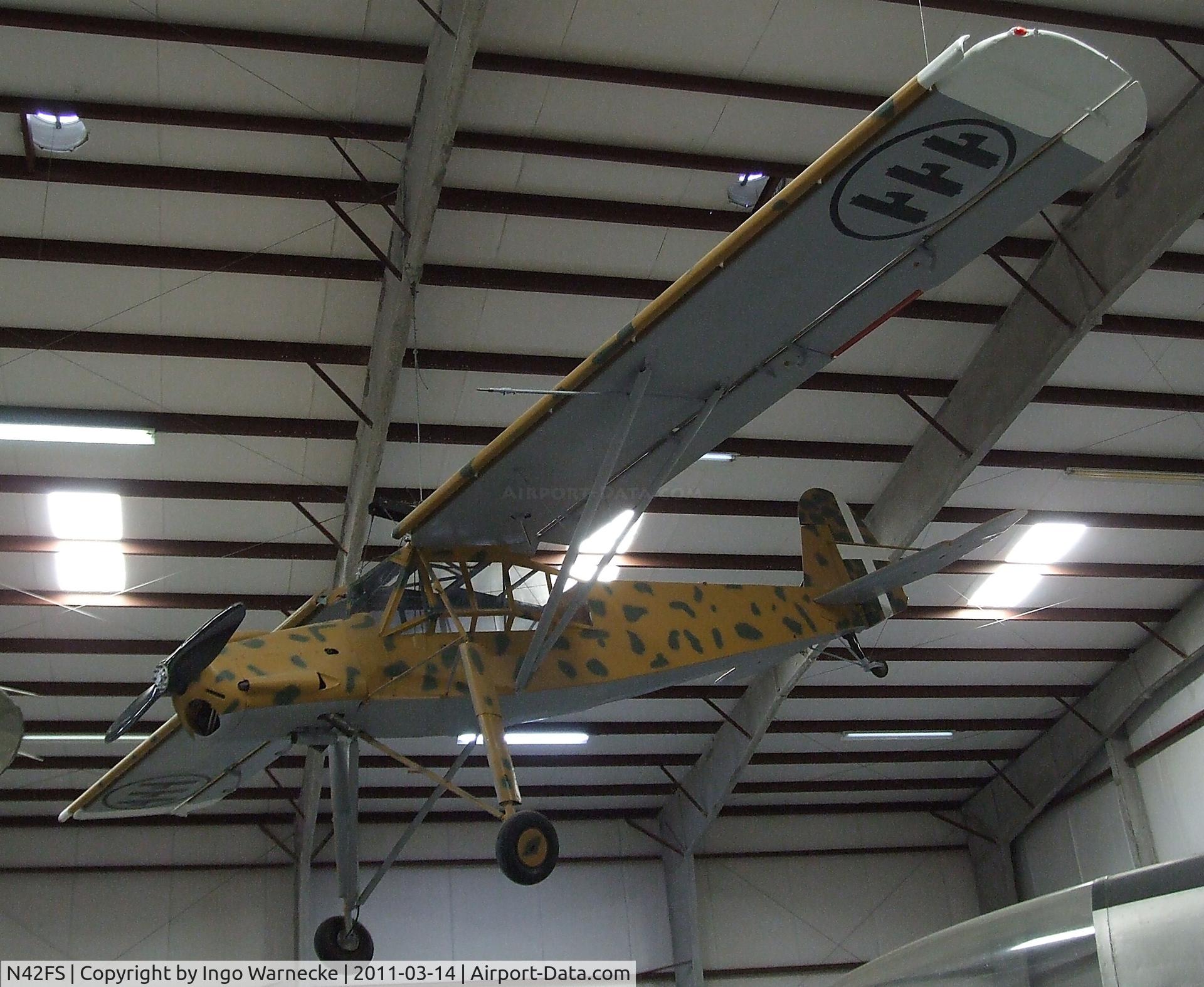 N42FS, 1942 Morane-Saulnier Fieseler Fi-156C C/N 724, Fieseler (Morane-Saulnier) Fi 156C Storch at the Pima Air & Space Museum, Tucson AZ