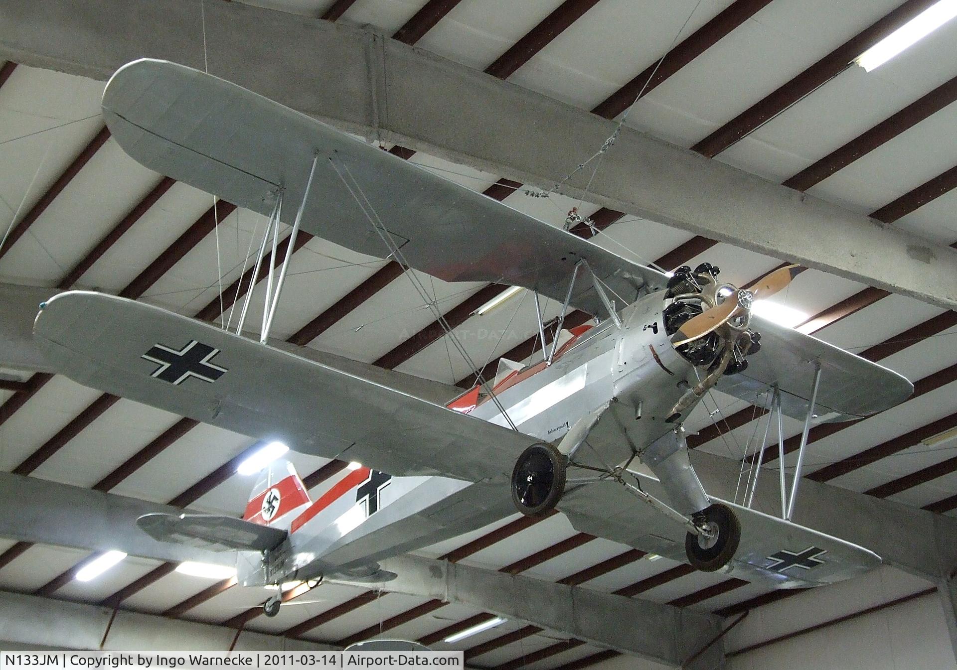 N133JM, Focke-Wulf Fw-44J Stieglitz C/N 2827, Focke-Wulf Fw 44J Stieglitz at the Pima Air & Space Museum, Tucson AZ