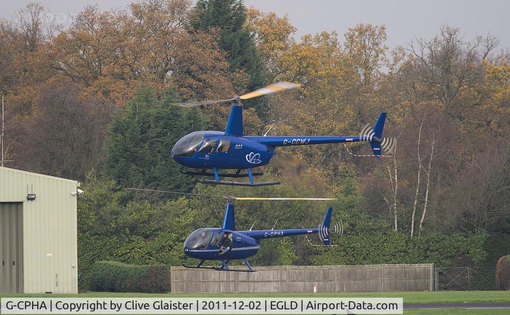 G-CPHA, 2008 Robinson R44 Raven II C/N 12641, Heli Air Ltd - Departed as WISPA 52 at 12:58 to M25 Jct 16 for some aerial work and returned Denham at 14:25
