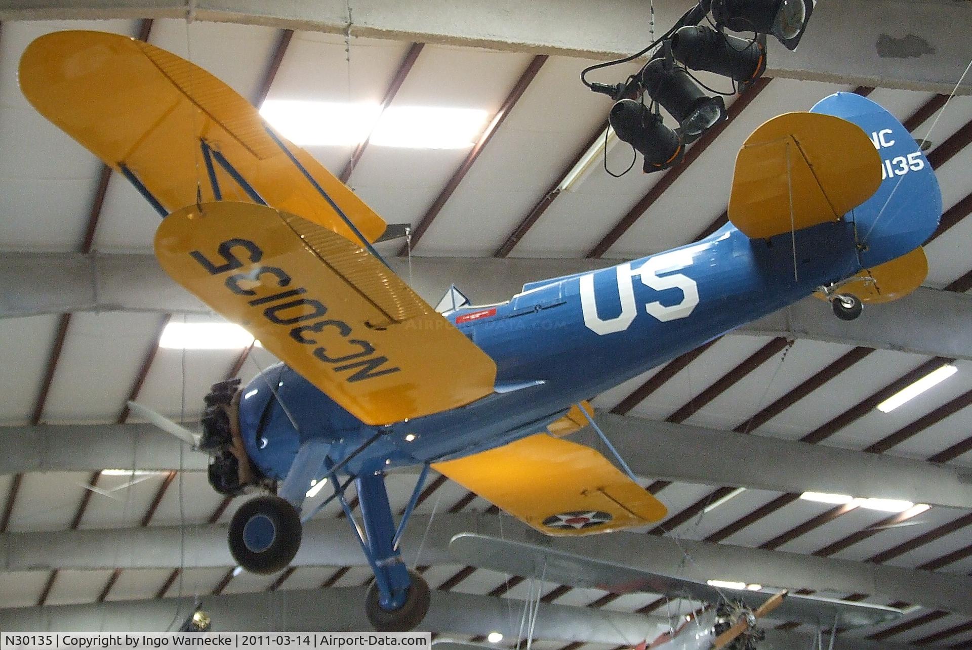 N30135, Waco UPF-7 C/N 5532, Waco UPF-7 at the Pima Air & Space Museum, Tucson AZ