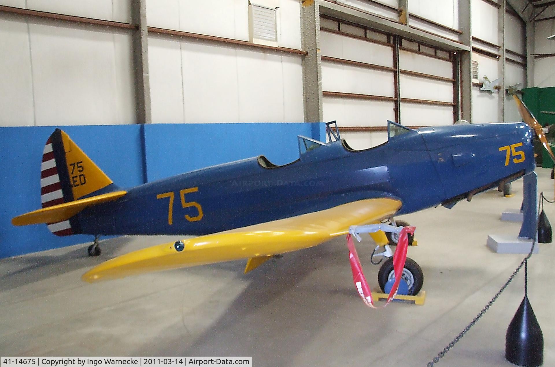 41-14675, Fairchild PT-19A C/N Not found 41-14675, Fairchild PT-19A Cornell at the Pima Air & Space Museum, Tucson AZ