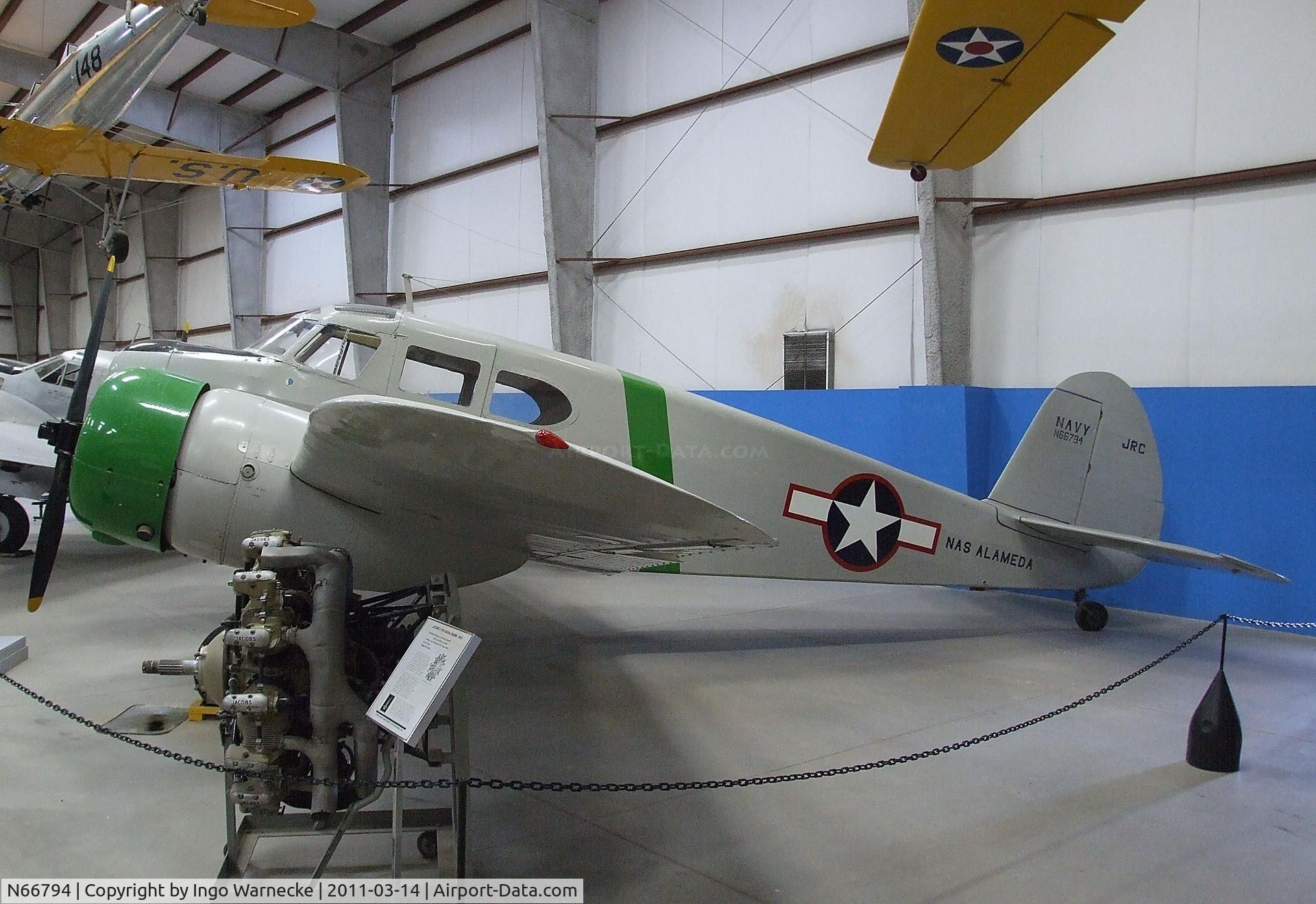 N66794, Cessna UC-78C (T-50) Bobcat Bobcat C/N 4153, Cessna T-50 (UC-78B Bobcat) at the Pima Air & Space Museum, Tucson AZ