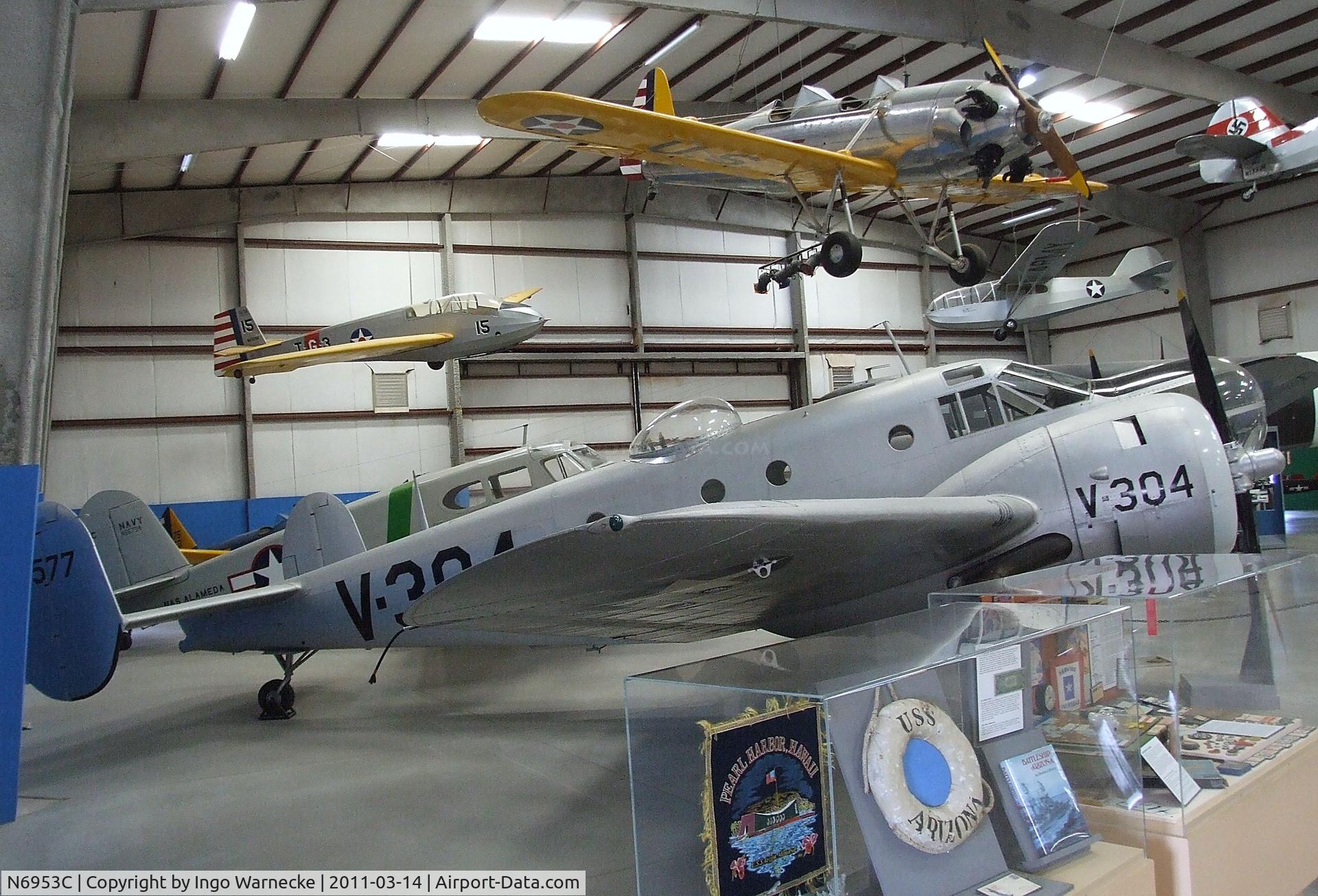 N6953C, Beech AT-11 Kansan C/N 1003, Beechcraft AT-11 Kansan at the Pima Air & Space Museum, Tucson AZ